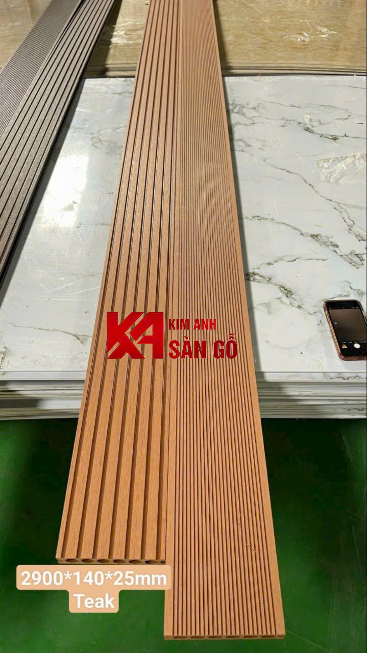 Sàn Gỗ Nhựa Lỗ Tròn VN-04 25mm